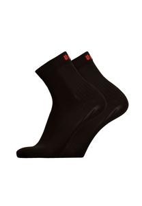 Носки для бега FRONT, 2 шт., с мягкой подушкой UphillSport, черный