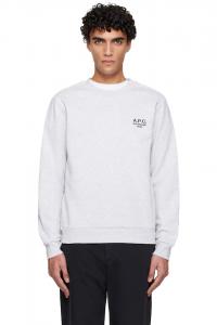 A.P.C. Стандартная серая толстовка 'rue madame'