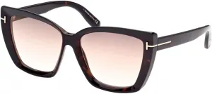 Солнцезащитные очки Tom Ford SCARLET-02 FT 0920 темно-коричневый/темно-коричневый, размер 57/15/140, женские