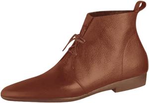 Женские ретро ботильоны с острым носком на весну, лето и осень, плоские ботинки, одиночные ботинки, британские утепленные ботинки для женщин Generic, Brown