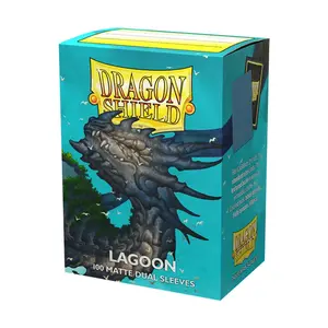 Стандартные рукава — матовая двойная лагуна (100), Dragon Shield - Card Sleeves - Standard Matte Dual