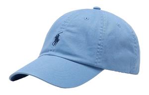 Polo Ralph Lauren Хлопковая бейсболка унисекс синяя, Sky Blue Sky Blue