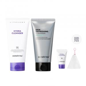 2.0 edition perilla аминокислотное очищающее молочко + men's очищающее средство набор успокаивающий, освежающий и восстанавливающий DERMAFIRM+