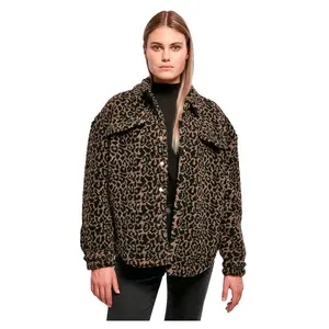 Верхняя рубашка Urban Classics AOP Sherpa, коричневый