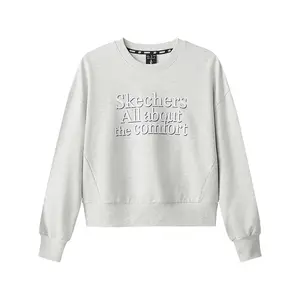 Футболка Sports Life Collection женская светло-серый меланж Skechers, Light Heather Gray-0248