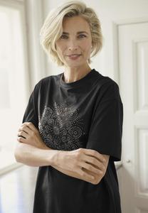 Футболка Bon'A Parte NAVA , Black Metal Stones Artwork/Black