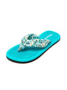 Brasileras Пляжные и бассейновые тапочки 'Hibiscus Nudo' в цвете Mint