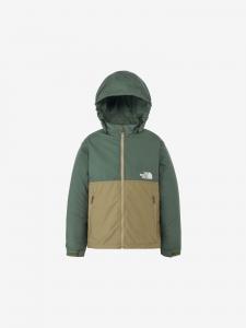 Компактная куртка (детская) The North Face, цвет Duck Green X Classic Car