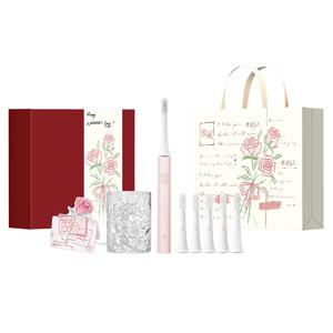 Mi T100 звуковая электрическая зубная щетка с плотной мягкой щетиной ультразвуковая вибрация IPX7 водонепроницаемая долгий срок службы батареи Mi Home Xiaomi