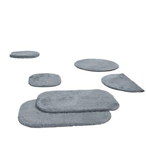 Коврик для ванной Erwin Müller Duschvorlage halbrund Kefalonia, светло серый