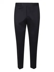 Шерстяные брюки Pt Torino, синий