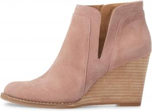 Женские ботильоны на высоком каблуке YDN с клиновидной подошвой, заостренным носком, на молнии по бокам, зимние сапоги, размеры 4-15 US, Pink