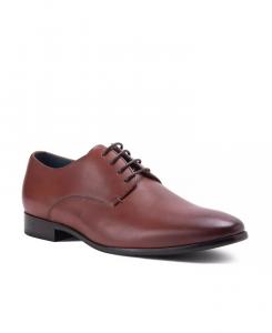 Мужские туфли-дерби Fairfax Dress Lace-Up Plain Toe из кожи Blake McKay, коричневый