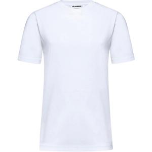 Футболка с коротким рукавом и круглым вырезом JIL SANDER, белый