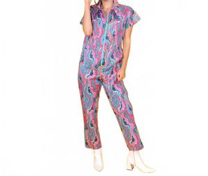 Комбинезон Geode в цвете Aqua Swirl Blue Platypus, Aqua Swirl