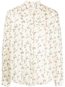 Рубашка с длинными рукавами и цветочным принтом Youths In Balaclava, желтый