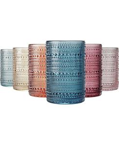 Набор из 6 бокалов для коктейлей, украшенных бусинами The Wine Savant, мультколор