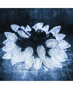 50 светодиодных гирлянд C9 с вилкой, водонепроницаемые, декоративные Twinkle Star, white