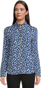 Толстовка Lilly Pulitzer Leona Upf 50+ Zip-Up, цвет Starlight Navy Youre An Animal