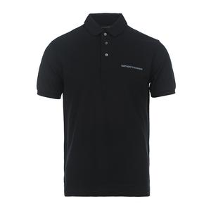 EMPORIO ARMANI Мужская поло темно-синего цвета