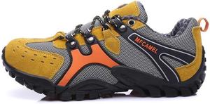Мужские трекинговые кроссовки для походов на открытом воздухе для всех сезонов, легкая обувь для прогулок по тропам, удобная повседневная обувь для кемпинга, путешествий и ежедневного ношения Qacksv, желтый