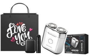 Электробритва Times, G520 Valentine'S Day Exclusive Gift Box (Nose Hair Trimmer + Storage Bag + Valentine'S Gift Box)