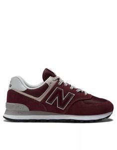 Бордовые кроссовки New Balance 574