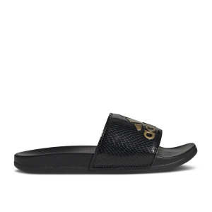 Кроссовки adidas Wmns Adilette Comfort Slide 'Black Gold Metallic', черный