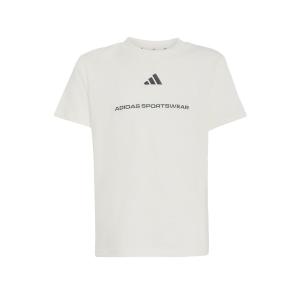 Футболка Performance ADIDAS SPORTSWEAR Slogan Single Jersey, белый