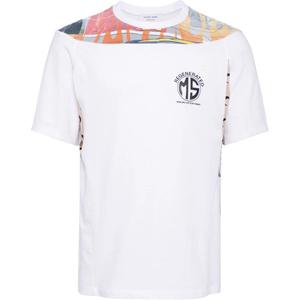 Футболка с принтом Marine Serre, белый