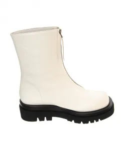 Кожаные ботильоны Jeffrey Campbell, белый