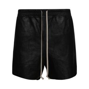 Шорты Rick Owens Leather Boxer Shorts, Black