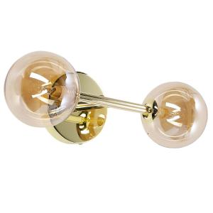 Настенный светильник Beliani золотистого цвета, 12/12/12 см