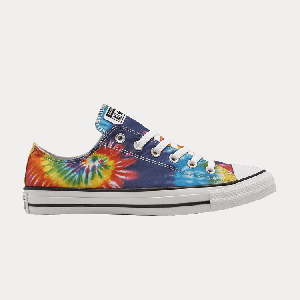 Кроссовки Converse Chuck Taylor All Star Low 'Tie Dye', разноцветный