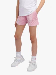 Детские бархатные шорты тонального цвета Juicy Couture, Pink Nectar
