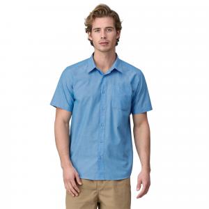 Мужская универсальная рубашка с коротким рукавом Patagonia, Chambray/Vessel Blue
