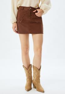Юбка из денима Koton, коричневый