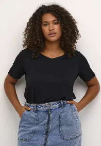 Kcjena ashape basic tshirt Kaffe Curve, Black Deep