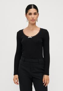 Топ ONLY Petite ONLLAIKA U NECK, Black /Black