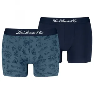 Боксеры 2 шт Levi's Western Icon Brief boxers 2 units, синий