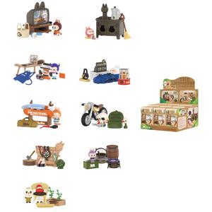 Labubu The Monsters Elf's Home слепая коробка товары одиночная слепая коробка/полный набор 9 шт POP MART