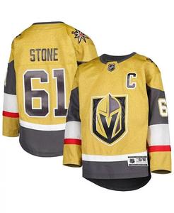 Джерси Big Boys and Girls Mark Stone Gold Vegas Golden Knights Home Captain Patch Premier Player Outerstuff, золотой