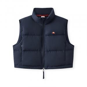 Пуховик-жилет женский водолазка утепленный Ellesse, темно-синий