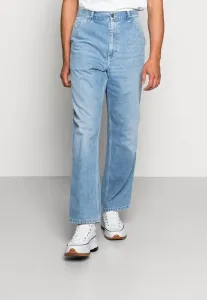 Простые брюки, свободный крой, джинсы Carhartt Wip, Blue Light