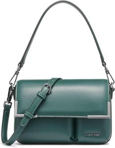 Сумка-органайзер Calvin Klein Mica Crossbody с клапаном, Deep Forest Puffy