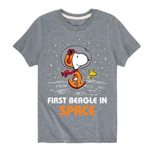 Футболка Peanuts Beagle In Space с рисунком для мальчиков 8–20 лет Licensed Character