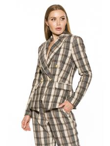 Классический блейзер ALEXIA ADMOR, цвет sage tweed