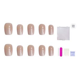 ORANOT Градиентные накладные ногти Ivory с лесенкой 24 мм