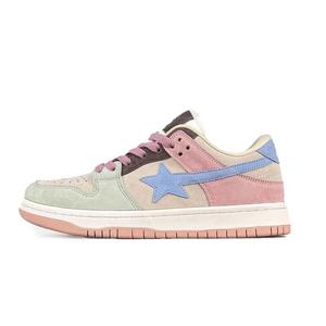 Кроссовки Quantity LIANGHUO Skateboarding Shoes Women's Low-top Pink, цвет Rainbow