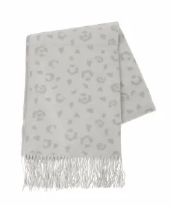 Палантин с леопардовым принтом Avv, цвет Light Gray